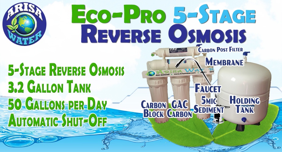 Arisa Water EcoPro 5 Stage Reverse Osmosis
